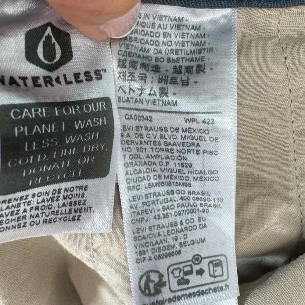 Levi's‎ Men's XX Chino Standard Taper Fit Stretch Pants blue sz 38x32
